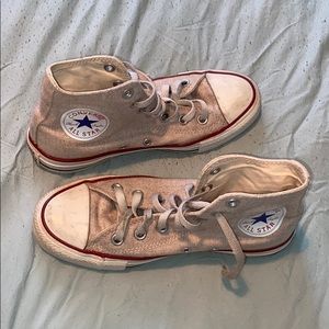 vintage high top cream converse